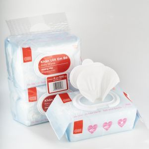 Combo 4 gói khăn ướt GO em bé không mùi 100 tờ